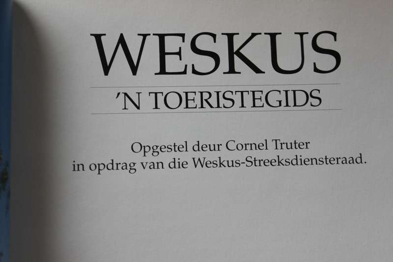 WESKUS n Toeristegids  deur Cornel Truter