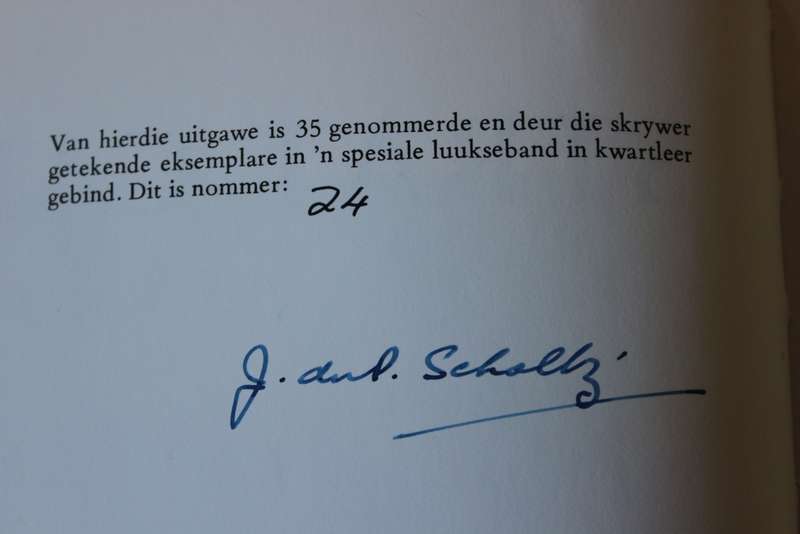 J. DU P. SCHOLZ. STRAT CALDECOTT. 1886 - 1929.   (W)