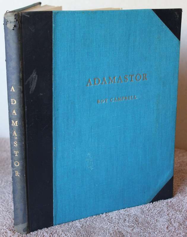 ADAMASTOR. Roy Campbell.    (W)