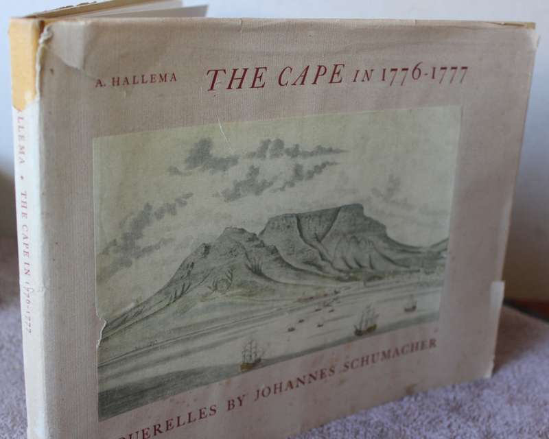 A. HALLEMA. THE CAPE IN 1776-1777. AQUERELLES by Johannes Schumacher.    (W)
