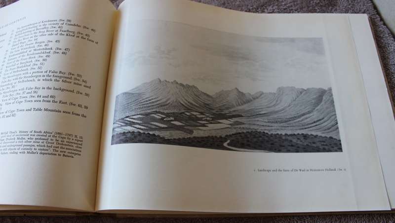 A. HALLEMA. THE CAPE IN 1776-1777. AQUERELLES by Johannes Schumacher.    (W)