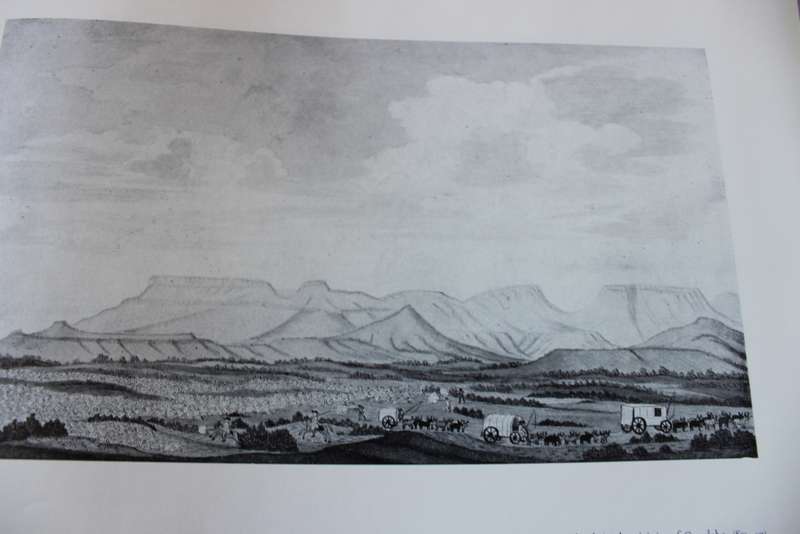 A. HALLEMA. THE CAPE IN 1776-1777. AQUERELLES by Johannes Schumacher.    (W)