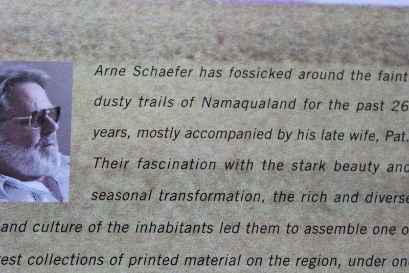 LIFE & TRAVELS IN THE NORTHWEST 1850-1899. Namaqualand, Bushmanland & West Coast. Arne Schaefer. (W)