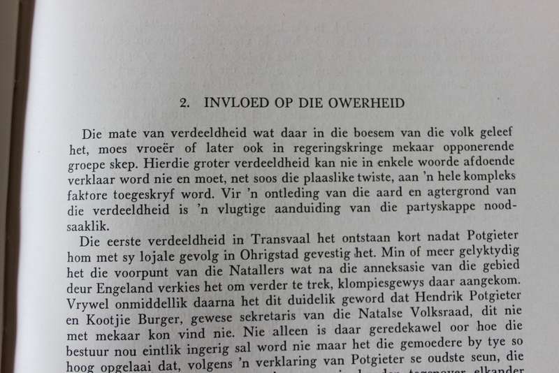 GESKIEDENIS VAN DIE SUID-AFRIKAANSE REPUBLIEK. Deel 1: Wordingsjare  deur A.N. Pelzer.   (W)