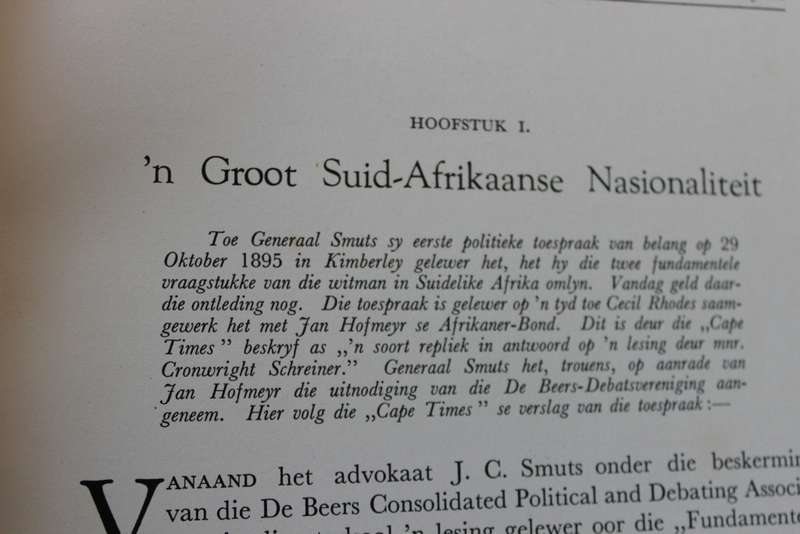 GROTER SUID-AFRIKA - PLANNE VIR N BETER WERELD. Toesprake deur die Hoog-edelagbare J. C. Smuts