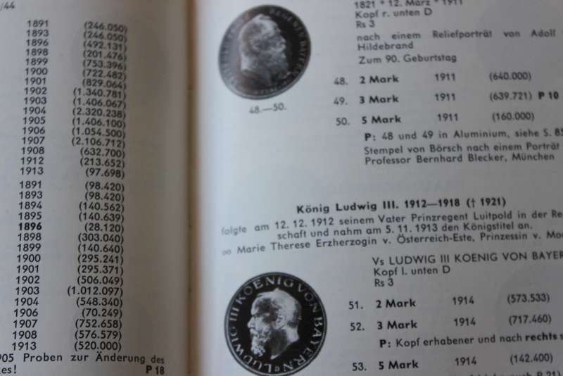 DIE DEUTSCHEN REICHSMUNZEN SEIT 1871 (1956) & DIE DEUTSCHEN MUNZEN SEIT 1871 (1968) By Kurt Jaeger