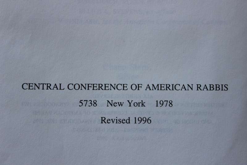 GATES OF REPENTANCE The New Union Prayerbook for the Days of Awe Editor Chaim Stern