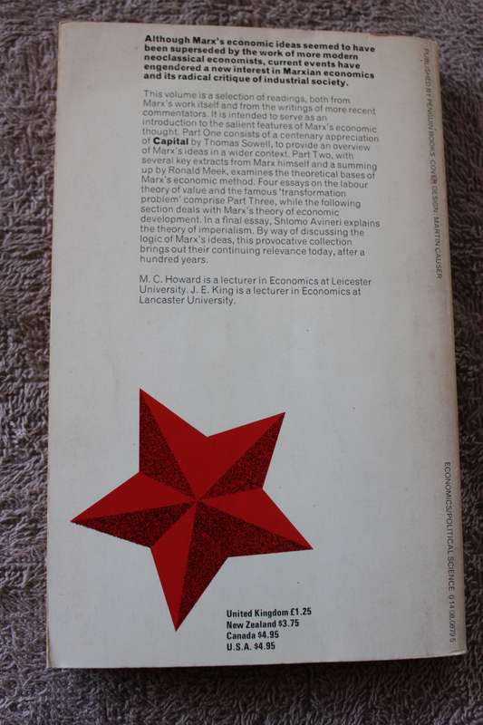 THE ECONOMICS OF MARX  Edited by M. C. Howard and J. E. King