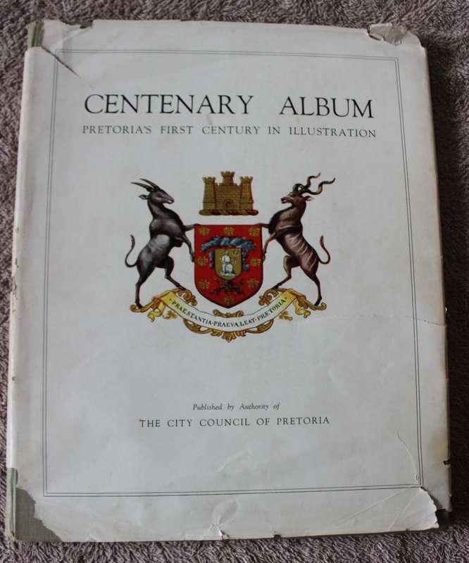 CENTENARY ALBUM. Pretoria`s first century in Illustration. Compiled by prof. S.P. Engelbrecht.   (W)