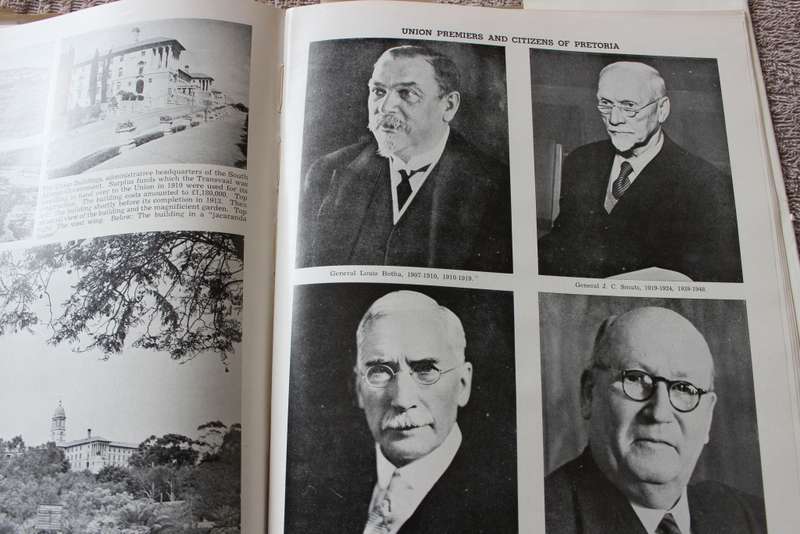 CENTENARY ALBUM. Pretoria`s first century in Illustration. Compiled by prof. S.P. Engelbrecht.   (W)
