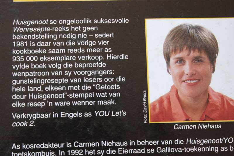 HUISGENOOT WENRESEPTE 5  deur Carmen Niehaus