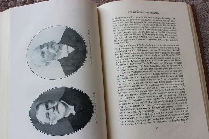 GEDENKBOEK VAN DIE TEOL. SEMINARIE (N.G.Kerk) Stellenbosch. Driekwart Eeufees 1859-1934.    (P)