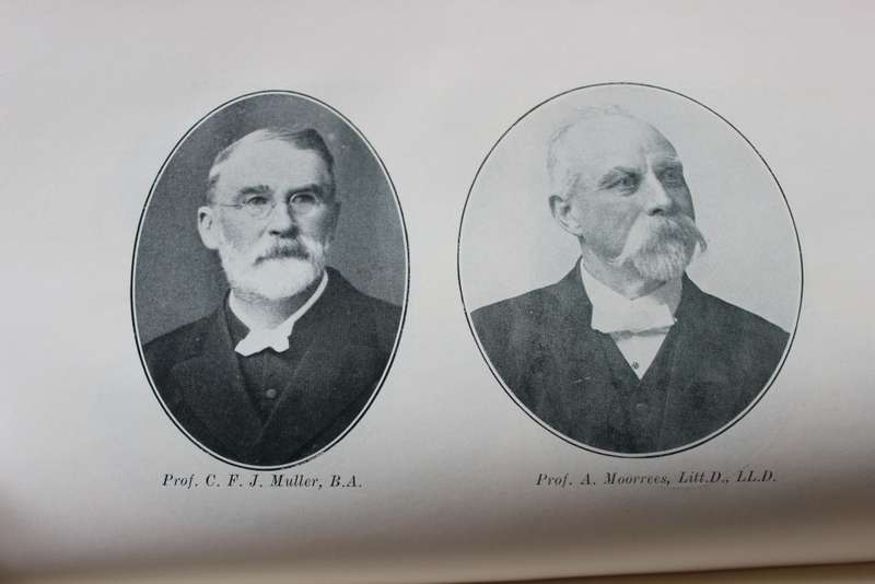 GEDENKBOEK VAN DIE TEOL. SEMINARIE (N.G.Kerk) Stellenbosch. Driekwart Eeufees 1859-1934.    (P)