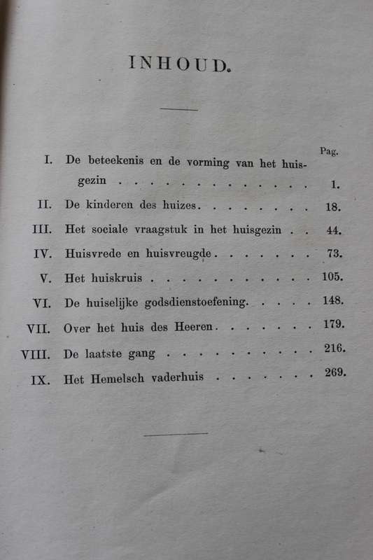 HET CHRISTELIJK HUISGEZIN. Naar het Hoogduitsch van E.G. Lehmann, door Dr. A.W. Bronsveld.     (P)