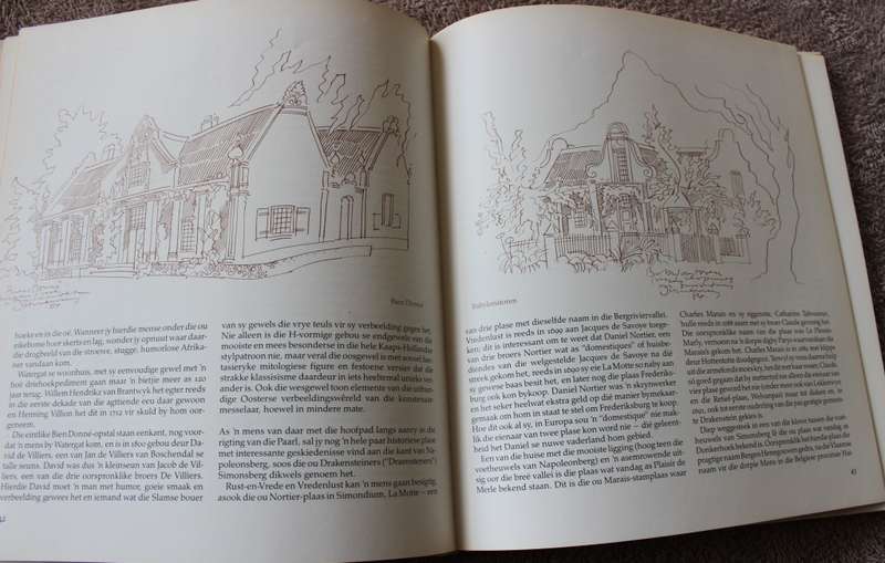 TERS VAN HUYSSTEEN. HUGENOTELAND met aantekeninge deur Hannes Meiring. (GETEKEN)     (P)