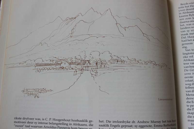 TERS VAN HUYSSTEEN. HUGENOTELAND met aantekeninge deur Hannes Meiring. (GETEKEN)     (P)