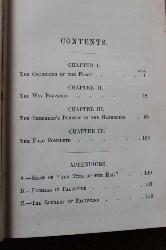 PALESTINE RE-PEOPLED. A sign of the times. By the Rev. James Neil. (1877)         (P)