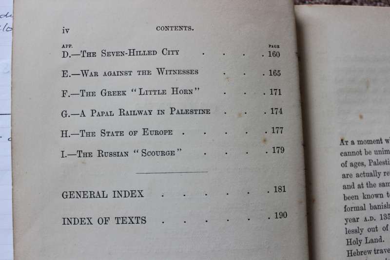 PALESTINE RE-PEOPLED. A sign of the times. By the Rev. James Neil. (1877)         (P)