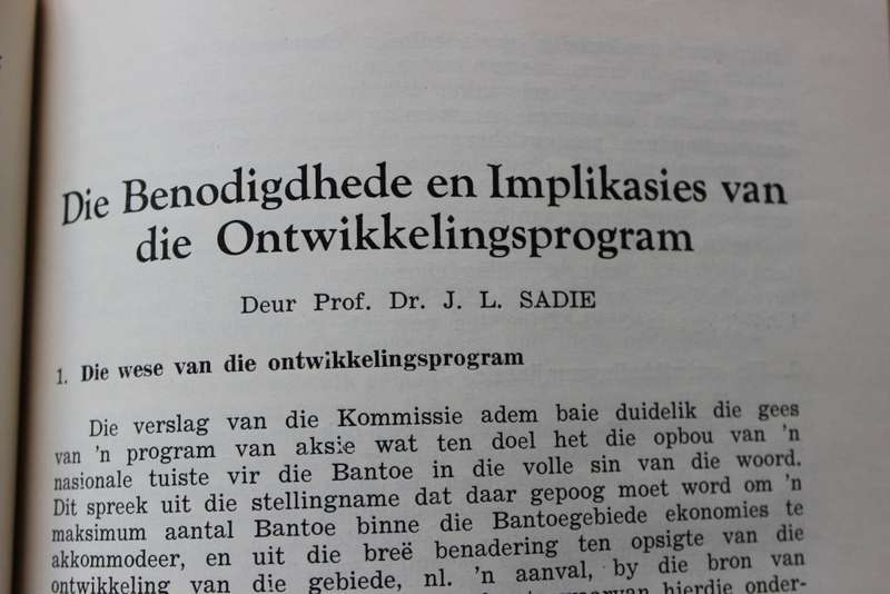VOLKSKONGRES OOR DIE TOEKOMS VAN DIE BANTOE. Bloemfontein. 28-30 Junie 1956.    (P)