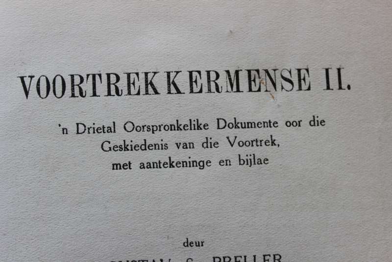 VOORTREKKERMENSE II  deur Gustav Preller  Die Burgerleeskring  Tweede jaargang nr 1