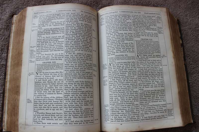THE HOLY BIBLE - Containing the Old and New Testaments  Published 1877