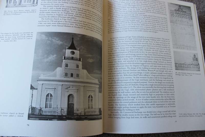EARLY NINETEENTH CENTURY ARCHITECTURE in South Africa: 1795-1837. Ronald Lewcock.   (W)