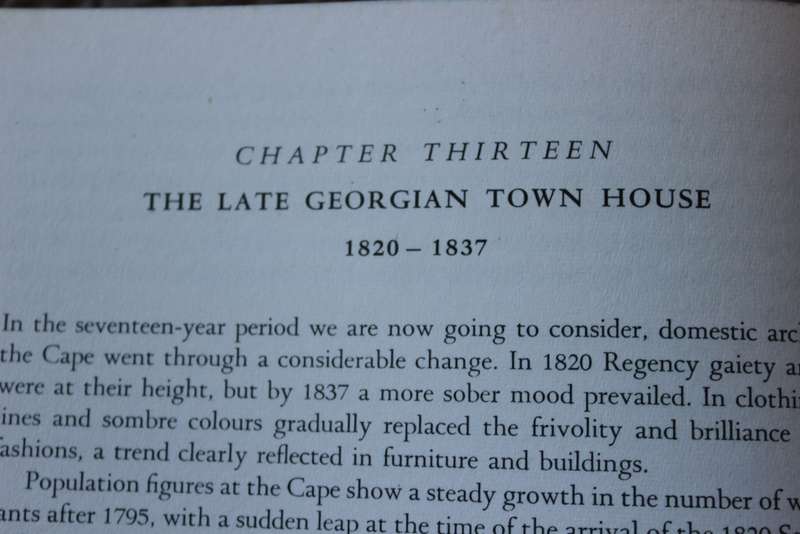 EARLY NINETEENTH CENTURY ARCHITECTURE in South Africa: 1795-1837. Ronald Lewcock.   (W)