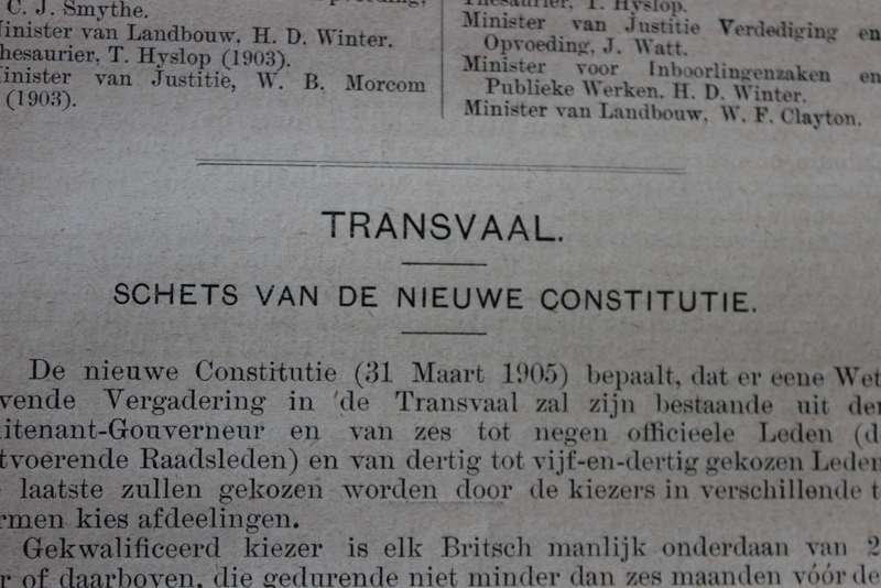 ZUID AFRIKAANSCHE JAARBOEK EN ALGEMENE GIDS 1906