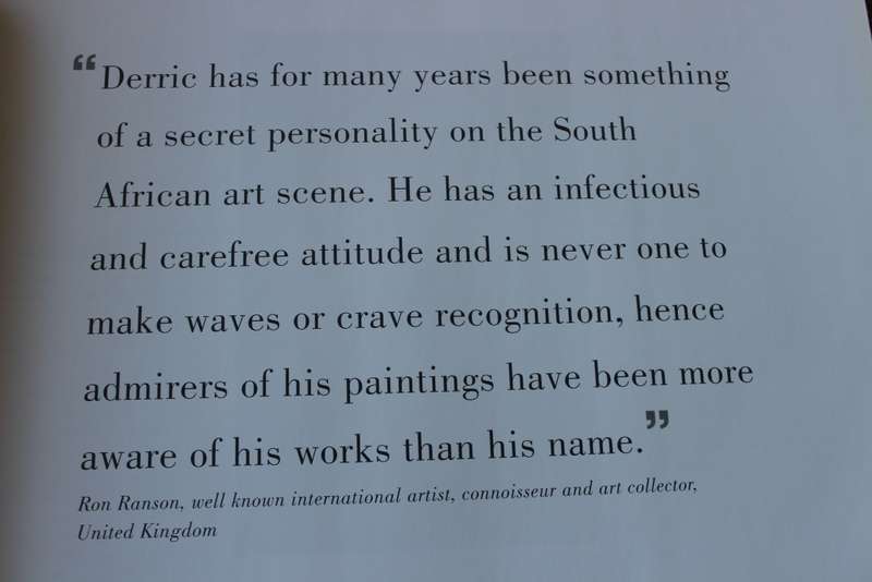DERRIC VAN RENSBURG (ARTIST)  (PUBLISHED 2007)  (c)