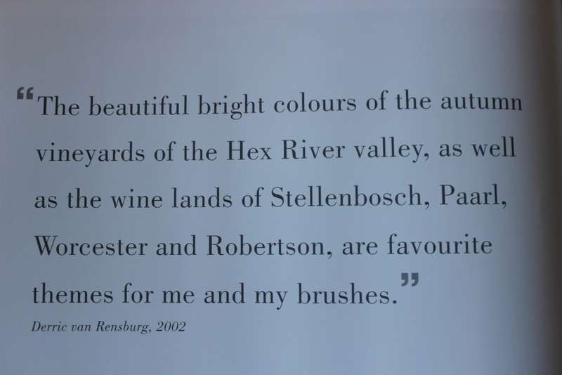 DERRIC VAN RENSBURG (ARTIST)  (PUBLISHED 2007)  (c)