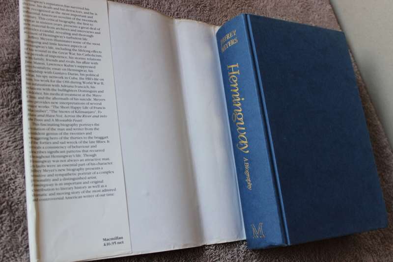 HEMINGWAY  A Biography  by Jeffrey Meyers (C)
