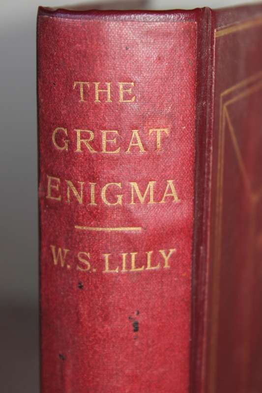 THE GREAT ENIGMA  by W. S. Lilly