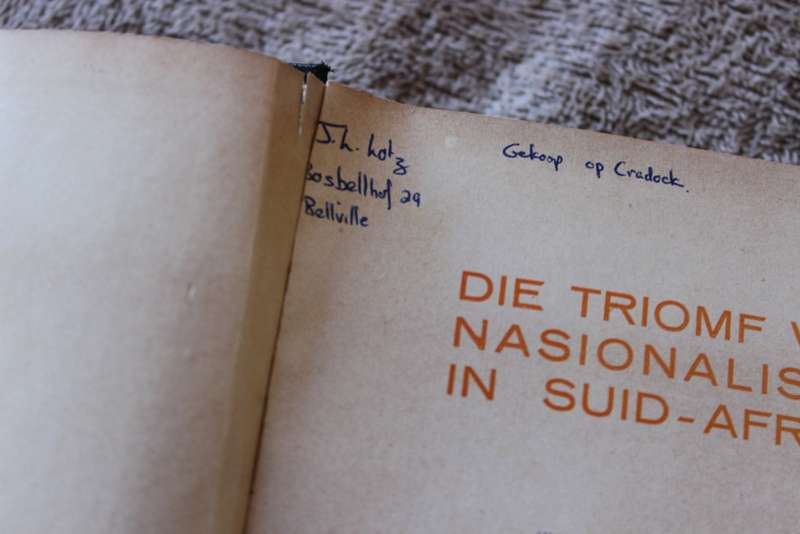 DIE TRIOMF VAN NASIONALISME IN SUID-AFRIKA (1910 - 1953)  Redakteur D. P. Goosen