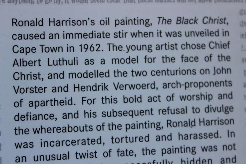 THE BLACK CHRIST. A journey to freedom. Ronald Harrison.   (W)