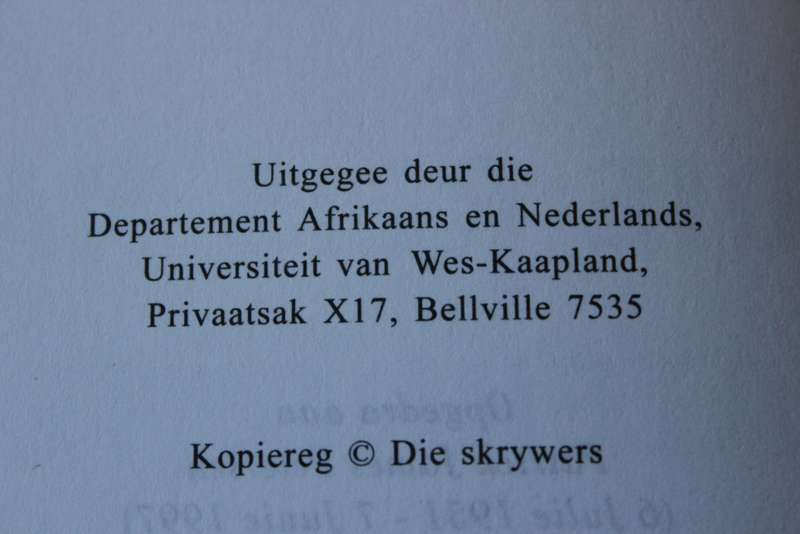 DIE REIS NA PATERNOSTER. Geredigeer deur Hein Willemse, Marion Hattingh en andere.    (W)