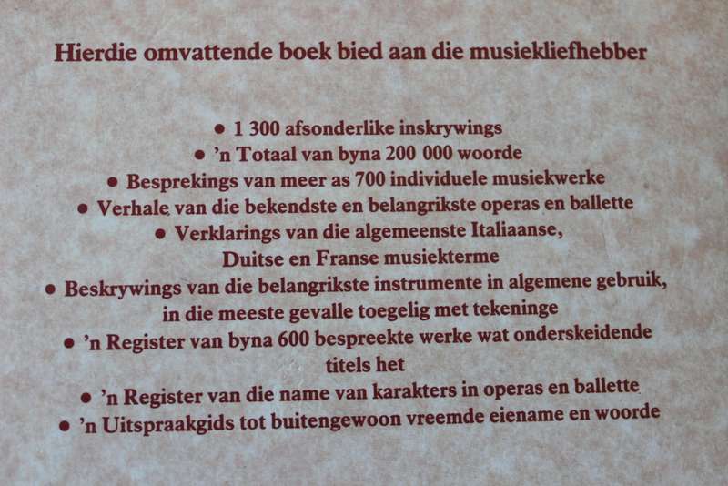 DIE A TOT Z VAN KLASSIEKE MUSIEK. Koos Human.   (W)
