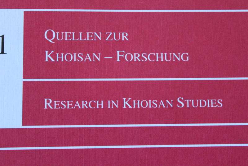 RESEARCH IN KHOISAN STUDIES II. The San and the Colonization of the Cape 1770-1879.   (W)
