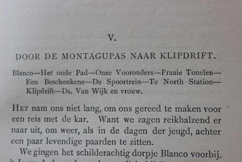NO 3. OP REIS IN HET ZUIDWESTEN door Ds. W.J. Conradie.   (P)
