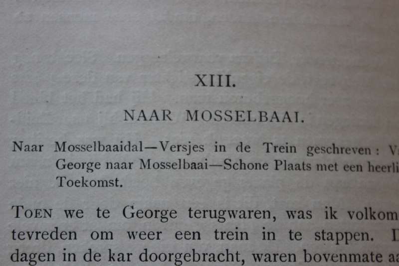 NO 3. OP REIS IN HET ZUIDWESTEN door Ds. W.J. Conradie.   (P)