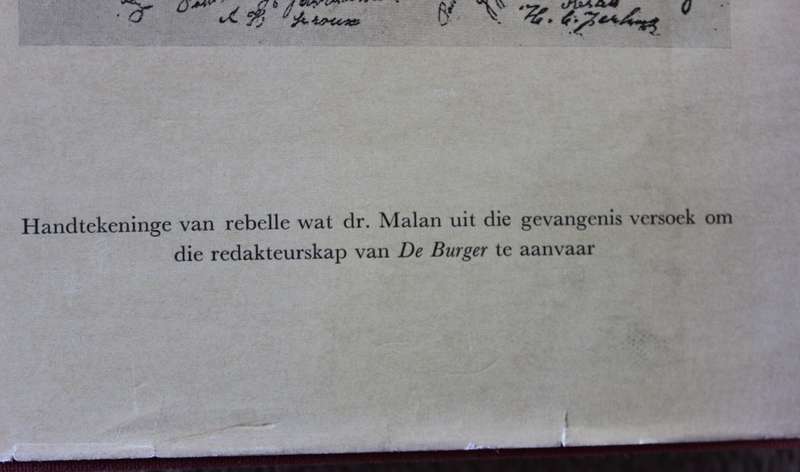 D.F. MALAN. Afrikaner Volkseenheid en my ervarings op die pad daarheen.  (P)