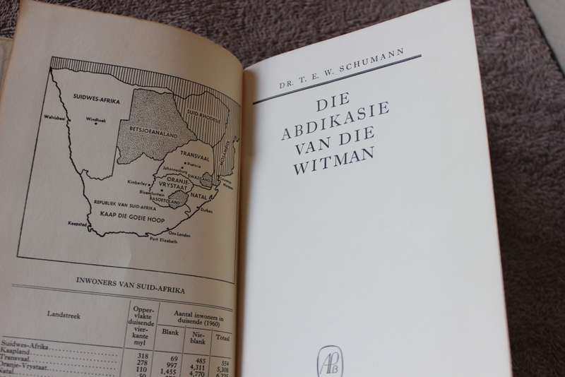 DIE ABDIKASIE VAN DIE WITMAN. Dr. T.E.W. Schumann.   (P)