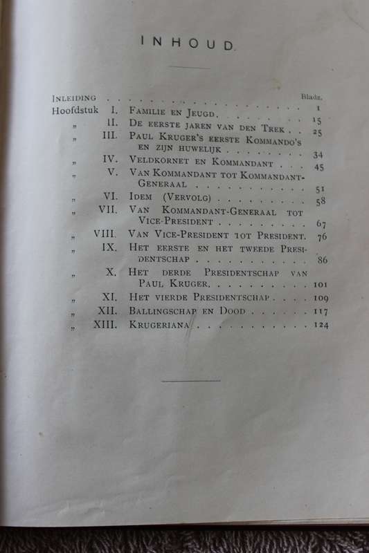 VAN SCHAAPWACHTER TOT PRESIDENT. (Het leven van Paul Kruger) Door D`Arbez.   (P)