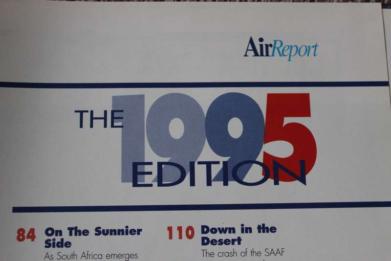 AIRREPORT 1995  SOUTH AFRICA`S AEROSPACE YEARBOOK