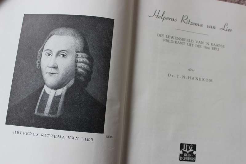 HELPERUS RITZEMA VAN LIER  deur Dr. T. N. Hanekom