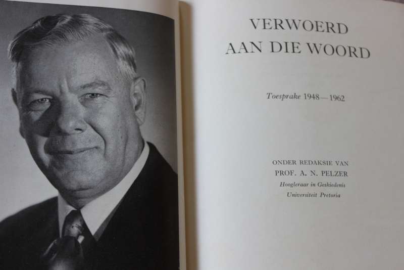 VERWOERD AAN DIE WOORD. Toesprake 1948-1962.   (P)