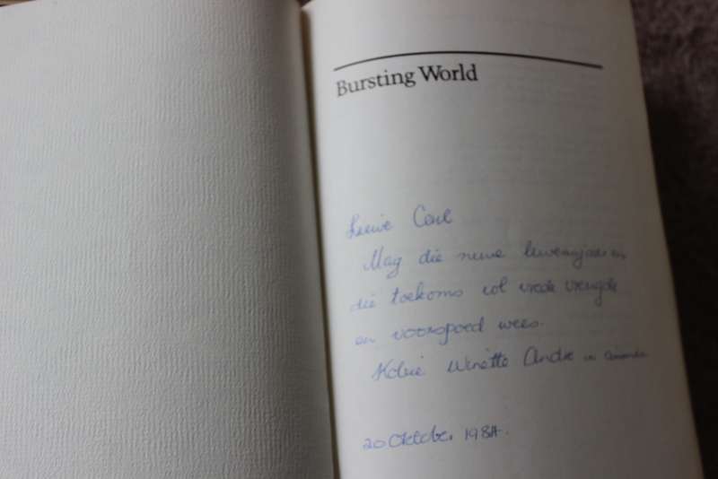 BURSTING WORLD  An Autobiography 1936 - 45  by Guy Butler