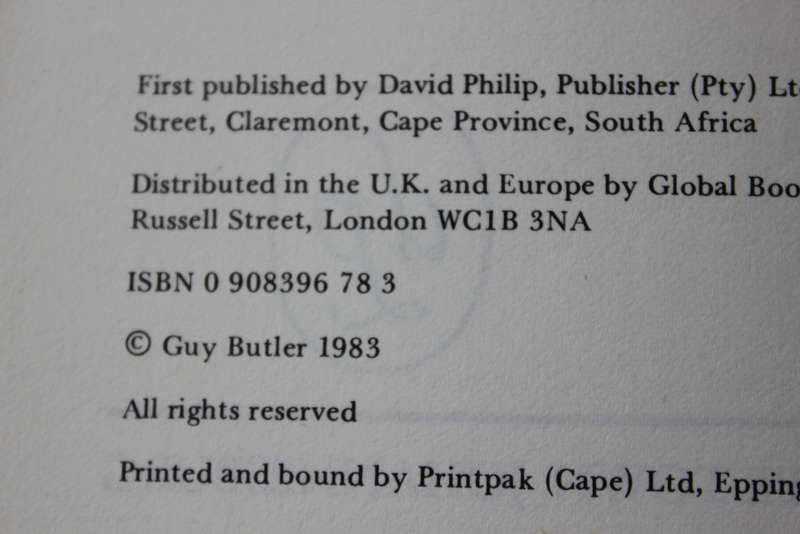 BURSTING WORLD  An Autobiography 1936 - 45  by Guy Butler