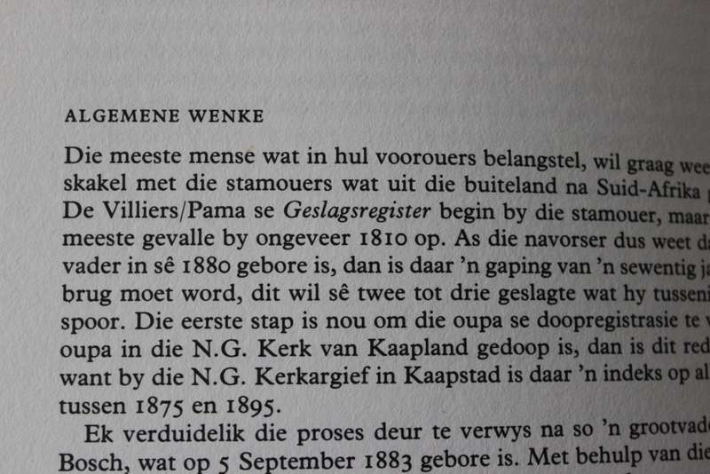 FAMILIES, FAMILIE-NAME EN FAMILIE-WAPENS  deur J. A. Heese, G. S. Nienabear en C. Pama