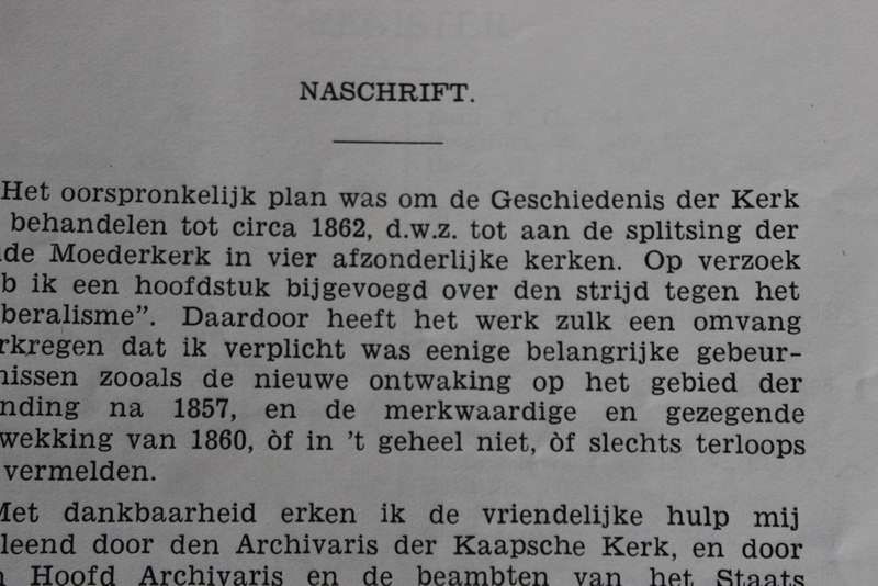 DIE NEDERDUITSE GEREFORMEERDE KERK IN SUID-AFRIKA 1652-1873 deur A. Moorrees.  (P)