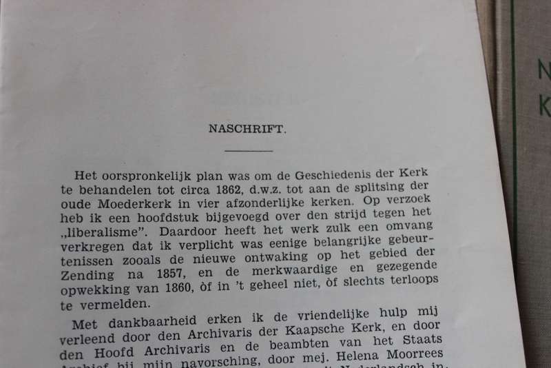 DIE NEDERDUITSE GEREFORMEERDE KERK IN SUID-AFRIKA 1652-1873 deur A. Moorrees.  (P)